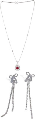 Opus Gems Stone Silver, Silver Jewellery Set(Pack of 1)