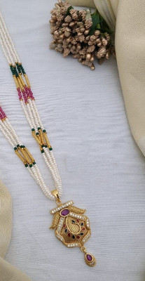 SHIVAY FASHION HUB Alloy Gold-plated Gold Jewellery Set(Pack of 1)