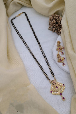 SHIVAY FASHION HUB Alloy Gold-plated Gold Jewellery Set(Pack of 1)