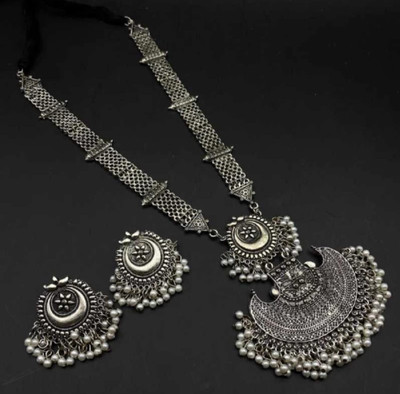 Lifefashion Oxidised Silver Silver Silver Jewellery Set(Pack of 1)