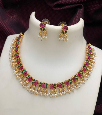 Radian Alloy Gold-plated Multicolor Jewellery Set(Pack of 1)