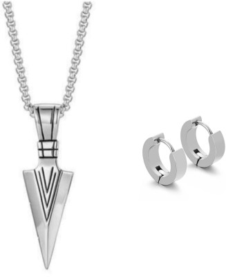 house of common Alloy Sterling Silver Silver Jewellery Set(Pack of 2)