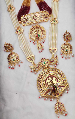 Web Mall Alloy Gold-plated Multicolor Jewellery Set(Pack of 4)