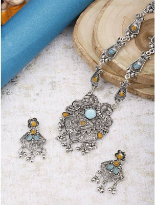 Anamya Collections Alloy Multicolor Jewellery Set(Pack of 1)