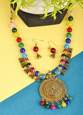 sunhari jewels Alloy Multicolor Jewellery Set(Pack of 1)