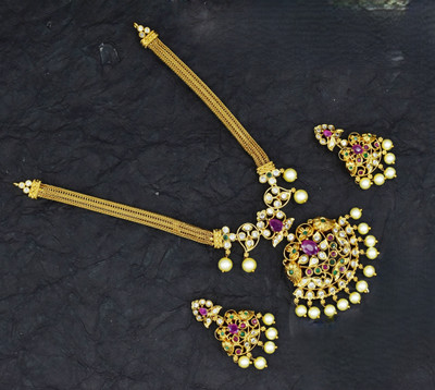 gvg Alloy Gold-plated Multicolor Jewellery Set(Pack of 2)