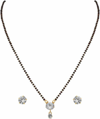 Ms Jewels Alloy Gold-plated Gold Jewellery Set(Pack of 1)