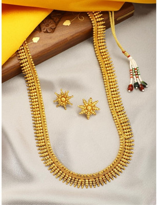 AARIYA Copper Gold-plated Gold Jewellery Set(Pack of 1)
