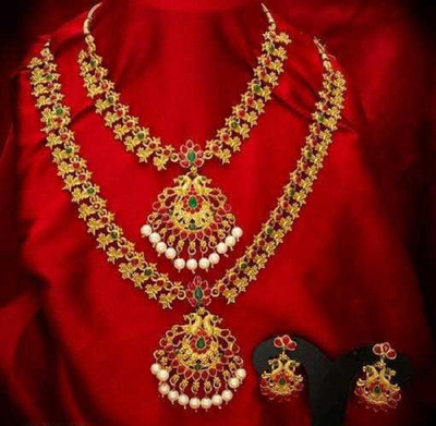 REDMOD Alloy Gold-plated Gold Jewellery Set(Pack of 1)