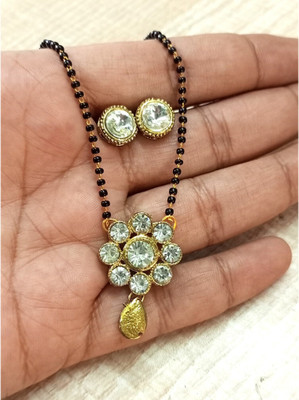 DHIVARA Brass Copper Black, Silver Jewellery Set(Pack of 1)