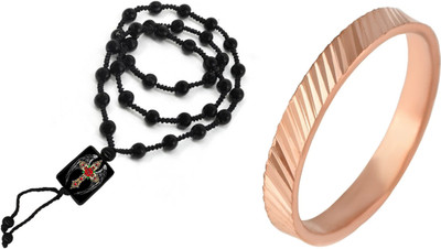 KINGSTYLEIMPEX Dori, Alloy Black, Rose Gold Jewellery Set(Pack of 1)