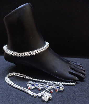 SONU SELECT Alloy Silver Jewellery Set(Pack of 1)