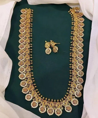 DIKSHA COLLECTION Alloy Gold-plated Multicolor Jewellery Set(Pack of 1)