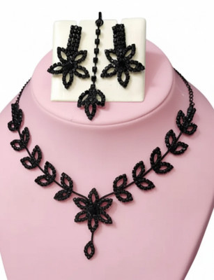 Tarannum fashion store Alloy Black Jewellery Set(Pack of 1)