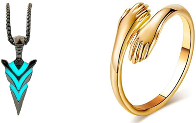 ruby collection Alloy Silver, Gold Jewellery Set(Pack of 2)
