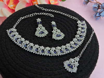 VATSALYA creation Alloy Gold-plated Multicolor Jewellery Set(Pack of 1)