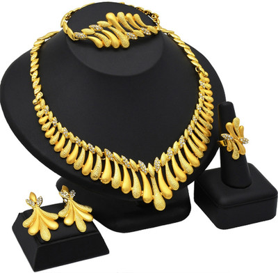 Gehney joy of jewels Alloy Gold-plated Gold Jewellery Set(Pack of 5)
