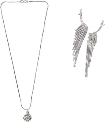 SRK Fashions Stone Silver, Silver Jewellery Set(Pack of 1)