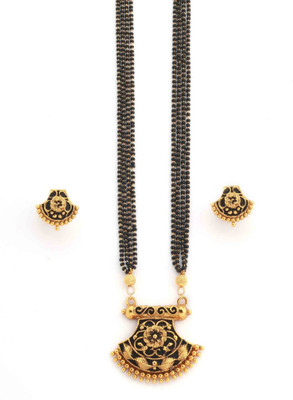 Bhumi09 Alloy Gold-plated Gold Jewellery Set(Pack of 1)