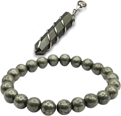 MARMORIS ECOM Crystal Grey Jewellery Set(Pack of 2)