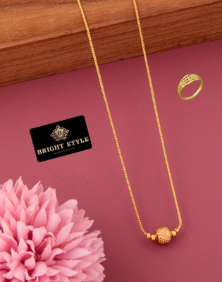 Bright STYLE Brass, Alloy Gold-plated Gold, Multicolor Jewellery Set(Pack of 2)