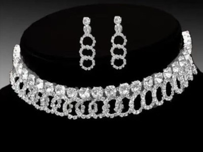 ARScollection Alloy Silver Jewellery Set(Pack of 1)