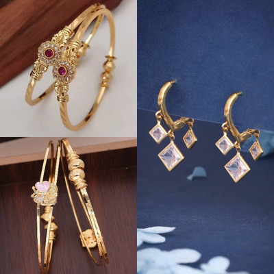 ANOUK Brass Gold-plated Multicolor, Grey Jewellery Set(Pack of 1)