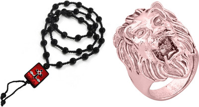 KINGSTYLEIMPEX Dori, Alloy Black, Pink Jewellery Set(Pack of 1)