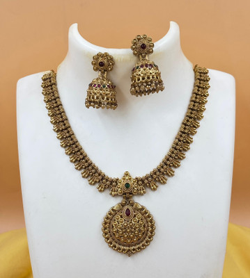 Shilpa Creation Alloy Gold-plated Multicolor Jewellery Set(Pack of 1)