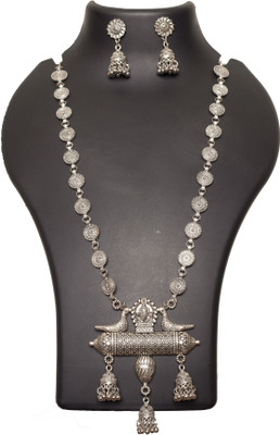 SUZEN Oxidised Silver Silver Jewellery Set(Pack of 1)