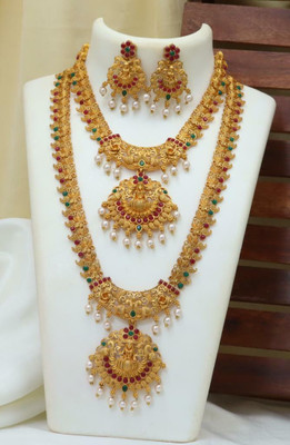 DIKSHA COLLECTION Alloy Multicolor Jewellery Set(Pack of 1)