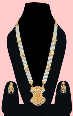 Rhosyn Brass, Alloy Gold-plated Gold Jewellery Set(Pack of 1)