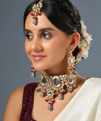 ANOUK Alloy Gold-plated Multicolor Jewellery Set(Pack of 3)