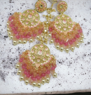 Yuzi Jewells Alloy Gold-plated Multicolor Jewellery Set(Pack of 1)