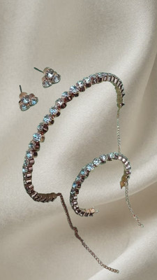 Shree Shyam Collection Metal, Stone Rose Gold Jewellery Set(Pack of 1)