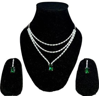 V.V. Sons Brass Silver Silver Jewellery Set(Pack of 1)