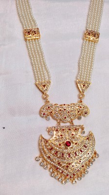 Sb Collections Alloy Gold Jewellery Set(Pack of 1)