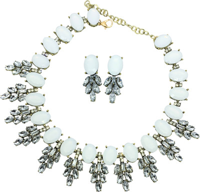 Gehney joy of jewels Alloy Silver White Jewellery Set(Pack of 3)