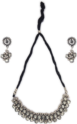 SKG Fashion Store Alloy Silver Jewellery Set(Pack of 1)