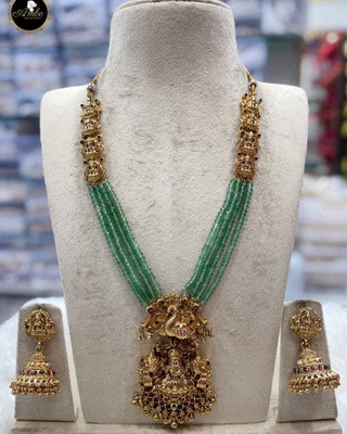 Rangrozo Jewellery Brass, Alloy Gold-plated Gold Jewellery Set(Pack of 1)