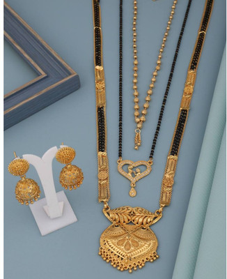 Krishna Creation Alloy Gold-plated Gold Jewellery Set(Pack of 1)