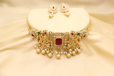 HARIPRIYA JEWELLS Alloy Multicolor Jewellery Set(Pack of 1)