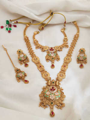 DEWENWILS Brass Gold-plated Gold Jewellery Set(Pack of 1)