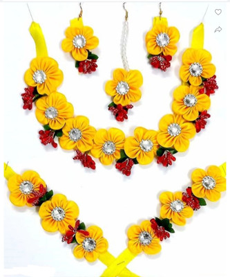 12SEASONS Fabric Multicolor Jewellery Set(Pack of 1)