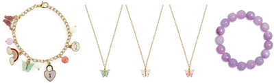 EnlightenMani Alloy Gold-plated Multicolor Jewellery Set(Pack of 5)