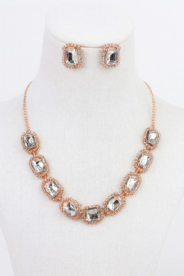 SUTRA ENTERPRISES Alloy Rose Gold Jewellery Set(Pack of 1)