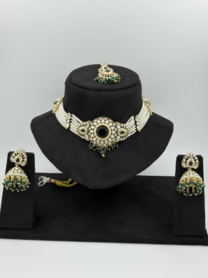Shree Shyam Copper White, Green Jewellery Set(Pack of 1)