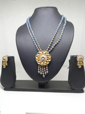 CATALYST Alloy Gold-plated Grey Jewellery Set(Pack of 1)