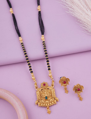 VEMISHTI Brass Gold-plated Gold Jewellery Set(Pack of 1)