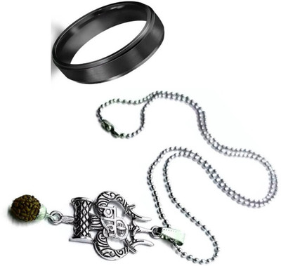 KINGSTYLEIMPEX Stainless Steel Sterling Silver Multicolor Jewellery Set(Pack of 3)
